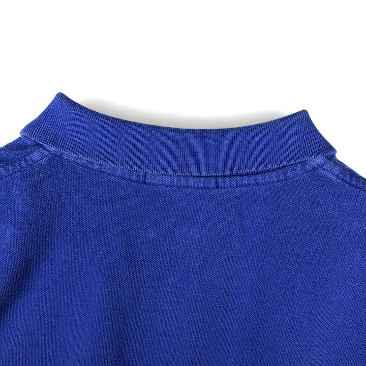 Ralph Lauren POLO RALPH LAUREN short sleeve polo shirt men's XL equivalent cotton blue type Vintage Second Hand