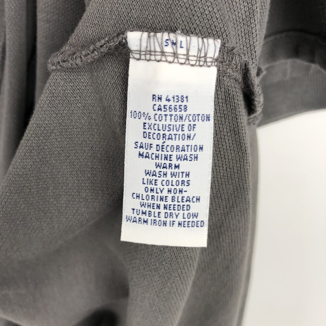 Ralph Lauren POLO RALPH LAUREN CLASSIC FIT short sleeve polo shirt men's XL equivalent cotton gray type Vintage Second Hand