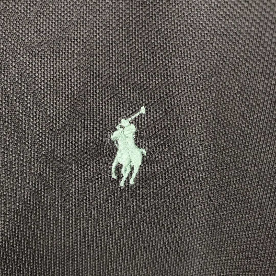 Ralph Lauren POLO RALPH LAUREN CLASSIC FIT short sleeve polo shirt men's XL equivalent cotton gray type Vintage Second Hand