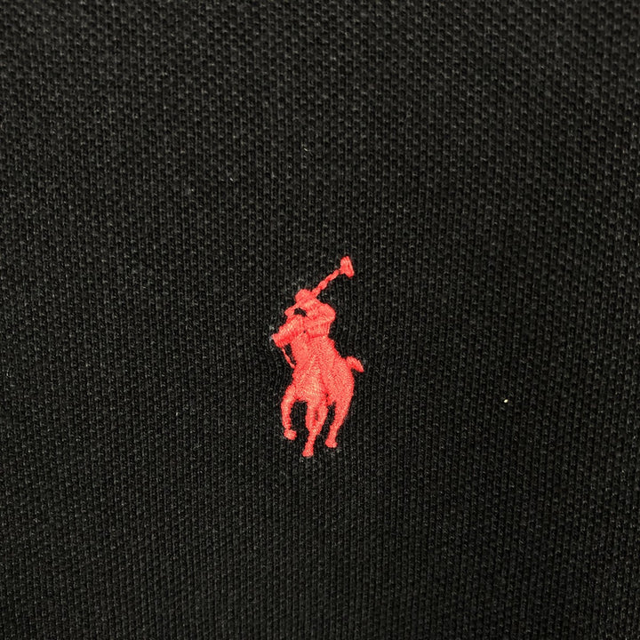 Ralph Lauren POLO RALPH LAUREN CLASSIC FIT short sleeve polo shirt men's XL equivalent cotton black type Vintage Second Hand