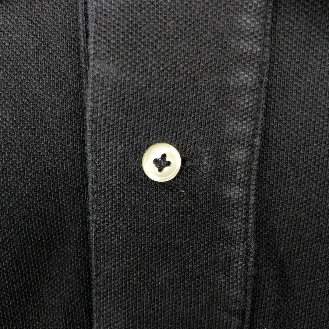 Ralph Lauren POLO RALPH LAUREN CLASSIC FIT short sleeve polo shirt men's XL equivalent cotton black type Vintage Second Hand