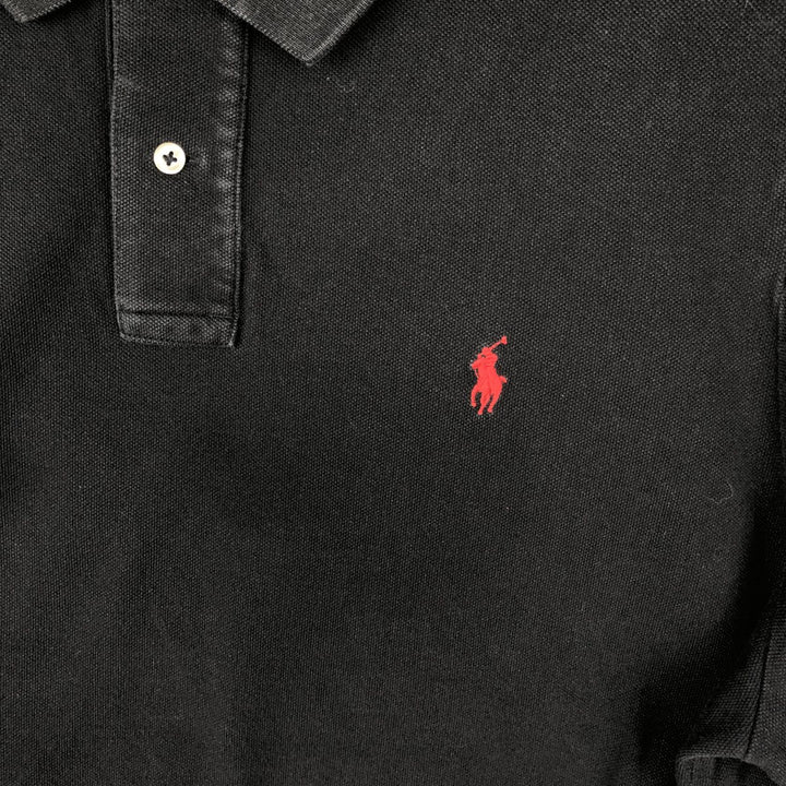 Ralph Lauren POLO RALPH LAUREN CLASSIC FIT short sleeve polo shirt men's XL equivalent cotton black type Vintage Second Hand