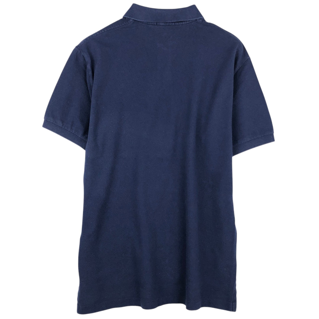 Ralph Lauren POLO RALPH LAUREN short sleeve polo shirt men's size L cotton navy blue type Vintage Second Hand