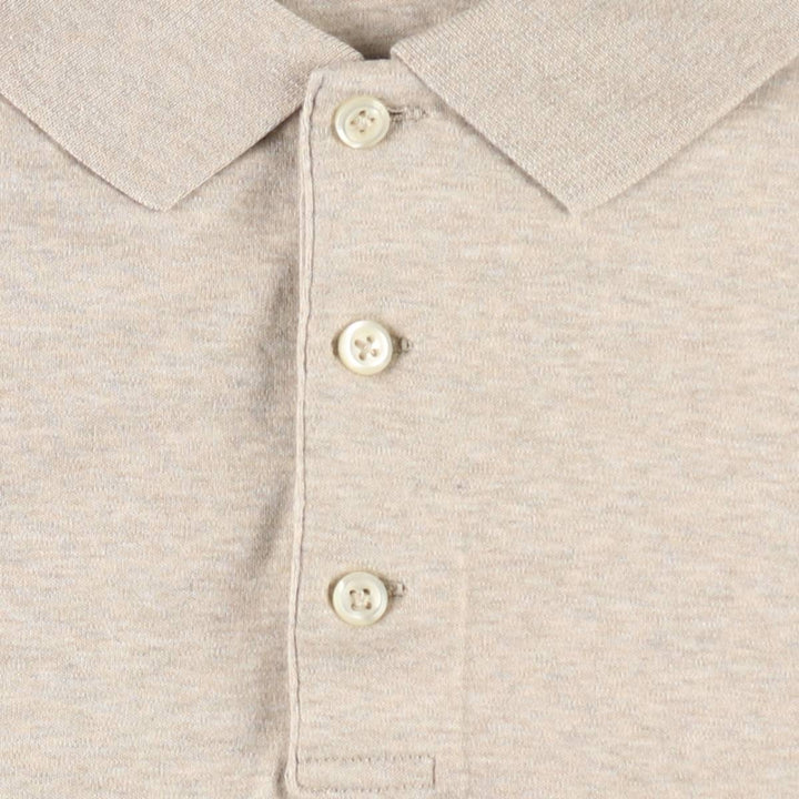 Ralph Lauren POLO RALPH LAUREN CLASSIC FIT Short-Sleeve Polo Shirt, Men's Size L (approx.) unclear Beige type Vintage Second Hand