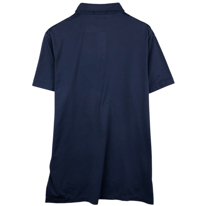 Ralph Lauren POLO RALPH LAUREN PERFORMANCE Short-Sleeve Polo Shirt, Men's Size M (approx.) cotton navy blue type Vintage Second Hand