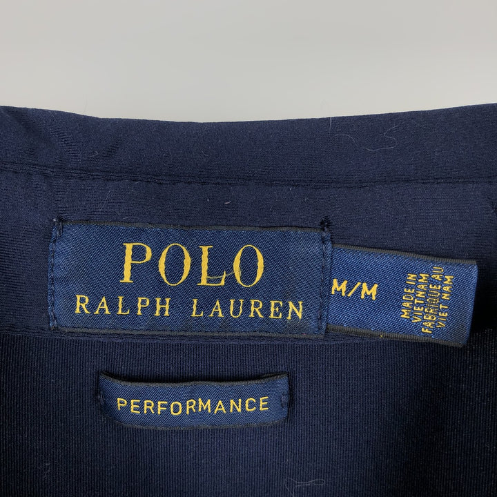 Ralph Lauren POLO RALPH LAUREN PERFORMANCE Short-Sleeve Polo Shirt, Men's Size M (approx.) cotton navy blue type Vintage Second Hand