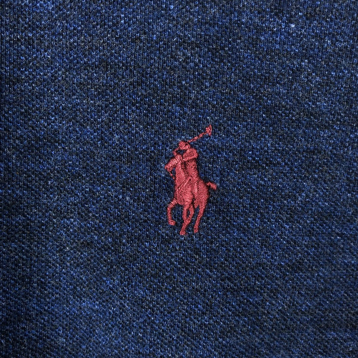 Ralph Lauren POLO RALPH LAUREN CLASSIC FIT short sleeve polo shirt men's XL equivalent cotton navy blue type Vintage Second Hand