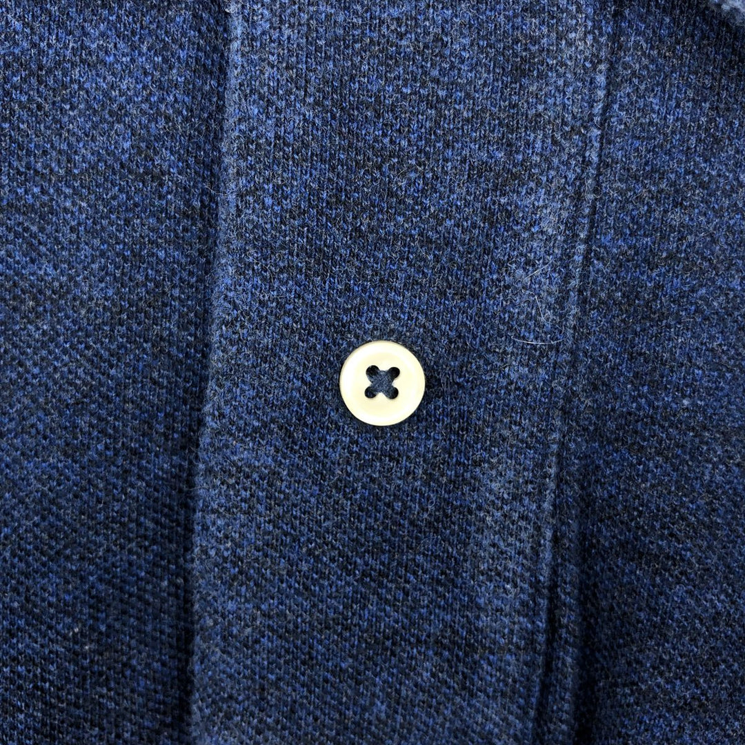 Ralph Lauren POLO RALPH LAUREN CLASSIC FIT short sleeve polo shirt men's XL equivalent cotton navy blue type Vintage Second Hand