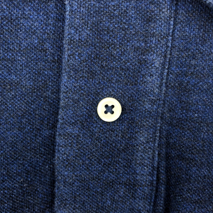 Ralph Lauren POLO RALPH LAUREN CLASSIC FIT short sleeve polo shirt men's XL equivalent cotton navy blue type Vintage Second Hand