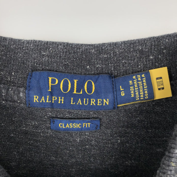 Ralph Lauren POLO RALPH LAUREN CLASSIC FIT short sleeve polo shirt for men size L cotton black type Vintage Second Hand