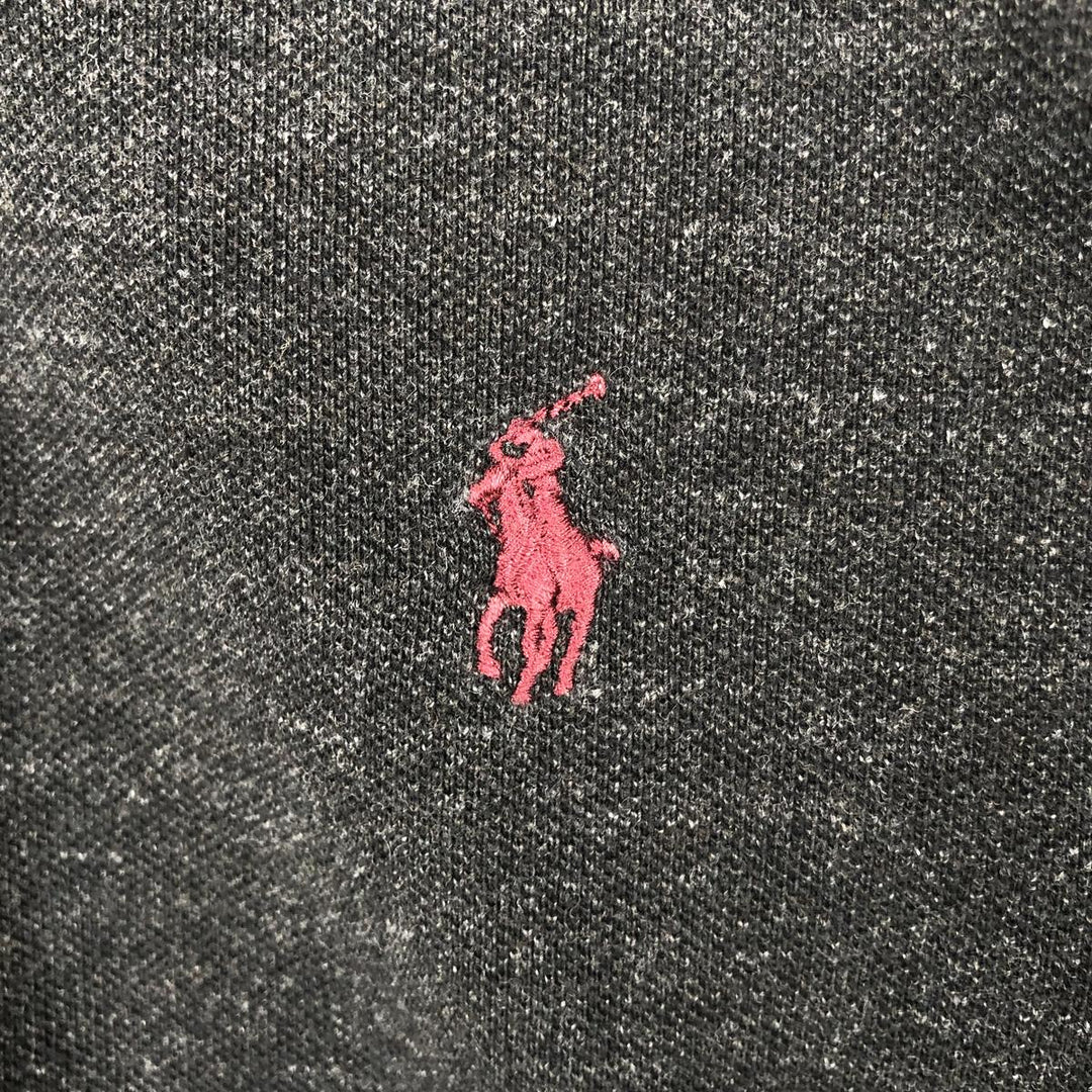 Ralph Lauren POLO RALPH LAUREN short-sleeved polo shirt, men's size S cotton black type Vintage Second Hand