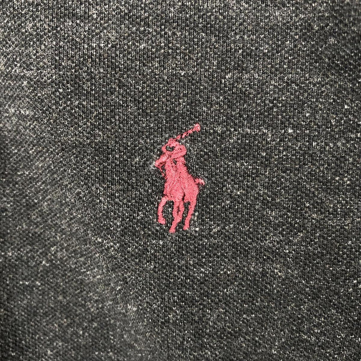 Ralph Lauren POLO RALPH LAUREN short-sleeved polo shirt, men's size S cotton black type Vintage Second Hand