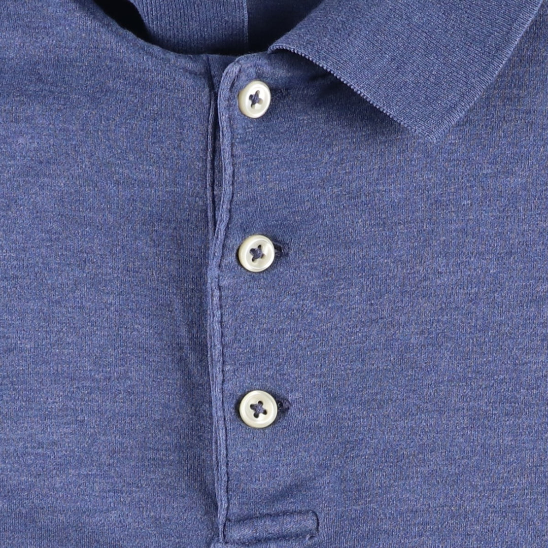 Ralph Lauren POLO RALPH LAUREN CLASSIC FIT short sleeve polo shirt men's XL equivalent cotton blue type Vintage Second Hand