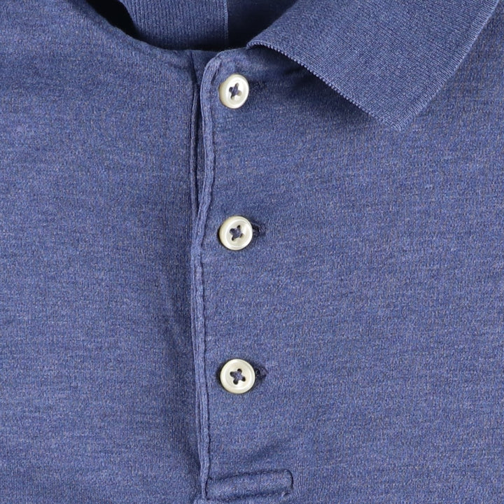 Ralph Lauren POLO RALPH LAUREN CLASSIC FIT short sleeve polo shirt men's XL equivalent cotton blue type Vintage Second Hand