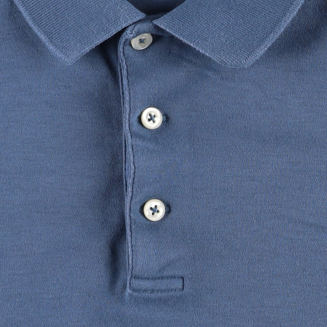 Ralph Lauren POLO RALPH LAUREN CLASSIC FIT short sleeve polo shirt men's XL equivalent cotton blue type Vintage Second Hand
