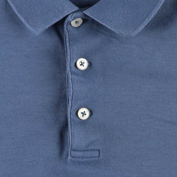 Ralph Lauren POLO RALPH LAUREN CLASSIC FIT short sleeve polo shirt men's XL equivalent cotton blue type Vintage Second Hand