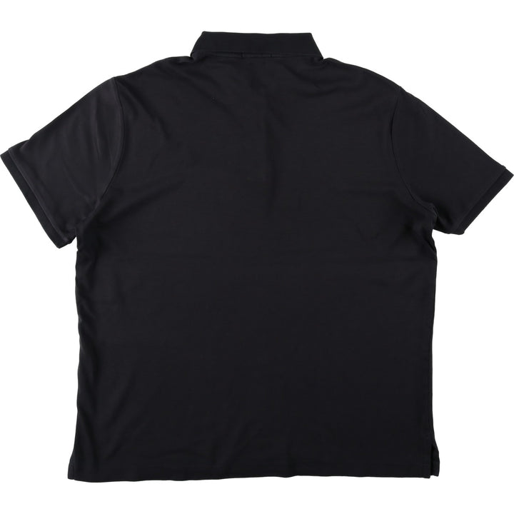 Ralph Lauren POLO RALPH LAUREN CLASSIC FIT short sleeve polo shirt for men size L unclear black type Vintage Second Hand