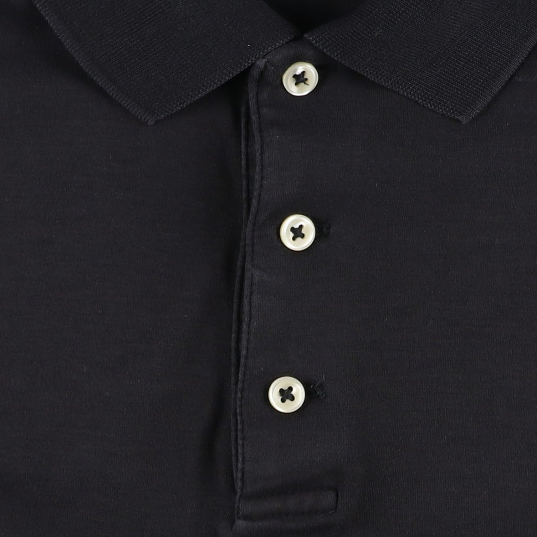 Ralph Lauren POLO RALPH LAUREN CLASSIC FIT short sleeve polo shirt for men size L unclear black type Vintage Second Hand