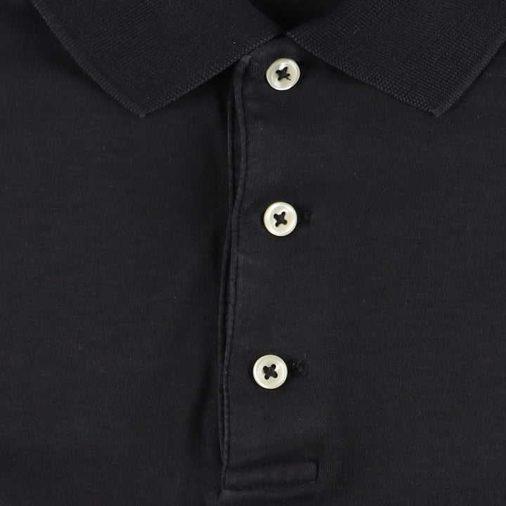 Ralph Lauren POLO RALPH LAUREN CLASSIC FIT short sleeve polo shirt for men size L unclear black type Vintage Second Hand