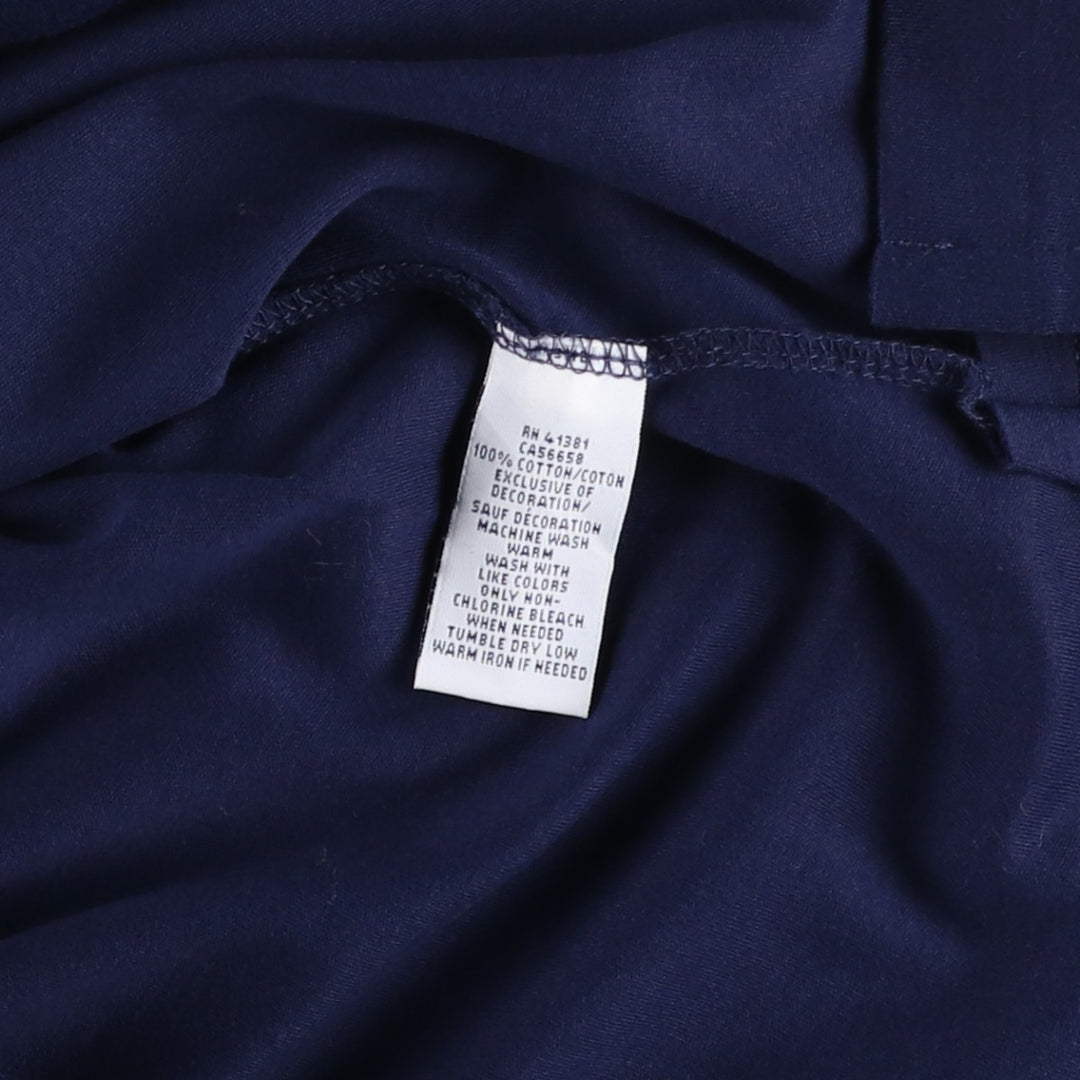 Ralph Lauren POLO RALPH LAUREN short sleeve polo shirt men's XL equivalent cotton navy blue type Vintage Second Hand
