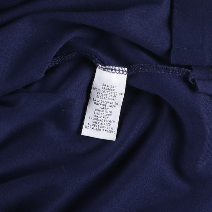 Ralph Lauren POLO RALPH LAUREN short sleeve polo shirt men's XL equivalent cotton navy blue type Vintage Second Hand