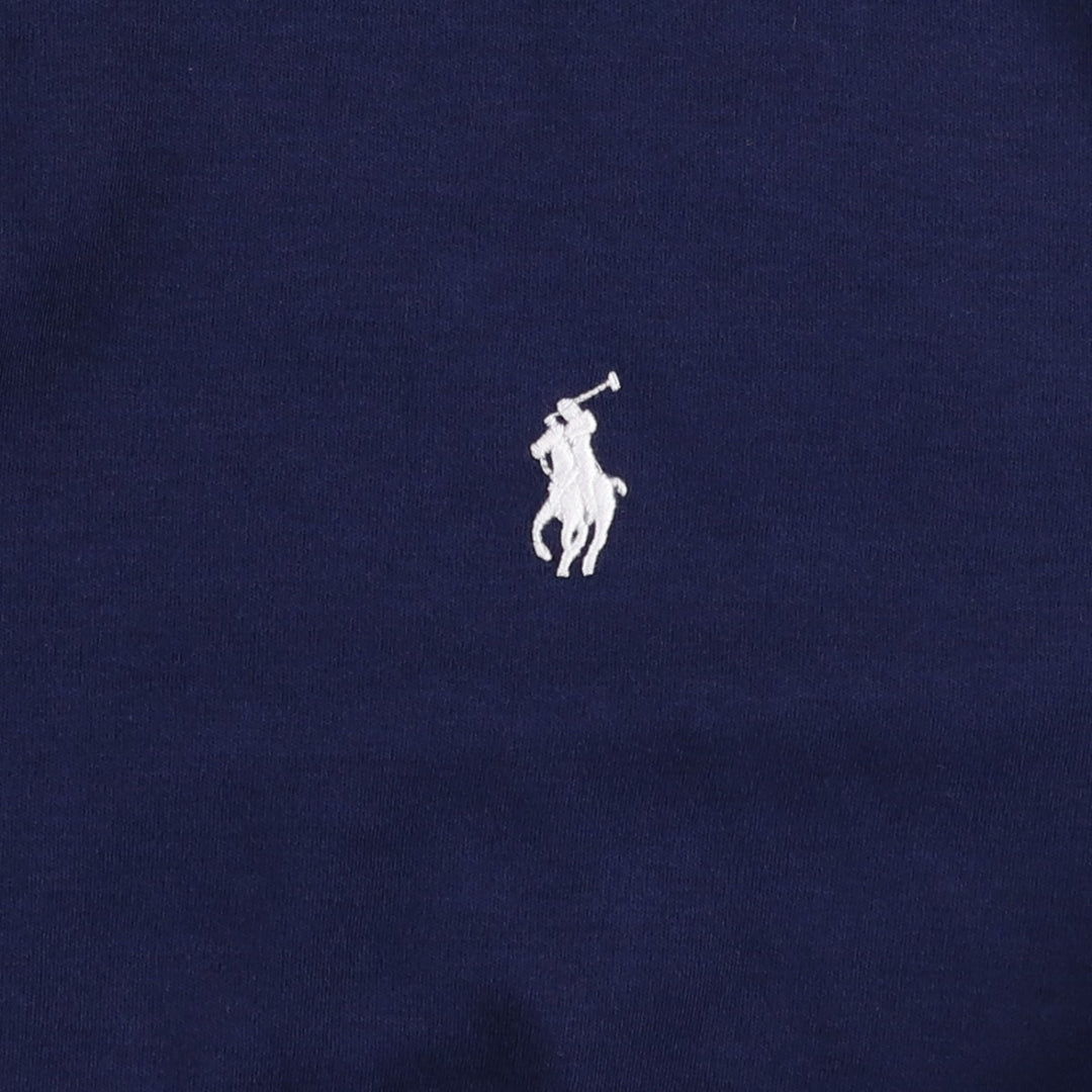 Ralph Lauren POLO RALPH LAUREN short sleeve polo shirt men's XL equivalent cotton navy blue type Vintage Second Hand