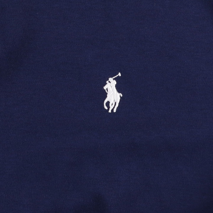 Ralph Lauren POLO RALPH LAUREN short sleeve polo shirt men's XL equivalent cotton navy blue type Vintage Second Hand