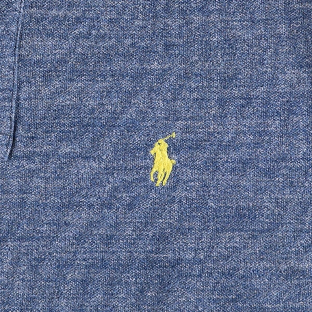 Ralph Lauren POLO RALPH LAUREN CLASSIC FIT short sleeve polo shirt, men's size M cotton Blue type light blue Vintage Second Hand