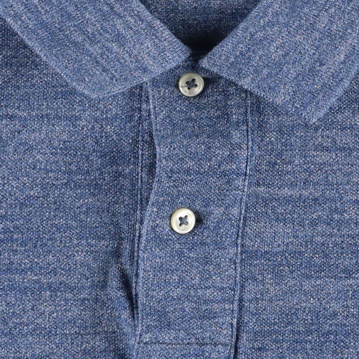 Ralph Lauren POLO RALPH LAUREN CLASSIC FIT short sleeve polo shirt, men's size M cotton Blue type light blue Vintage Second Hand