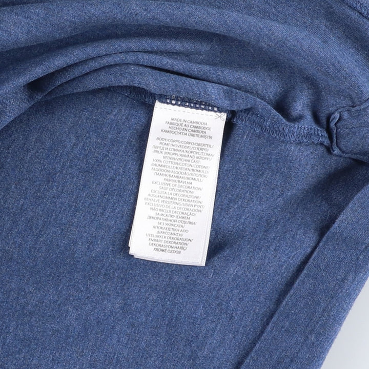 Ralph Lauren POLO RALPH LAUREN CLASSIC FIT short sleeve polo shirt for men size L cotton blue type Vintage Second Hand