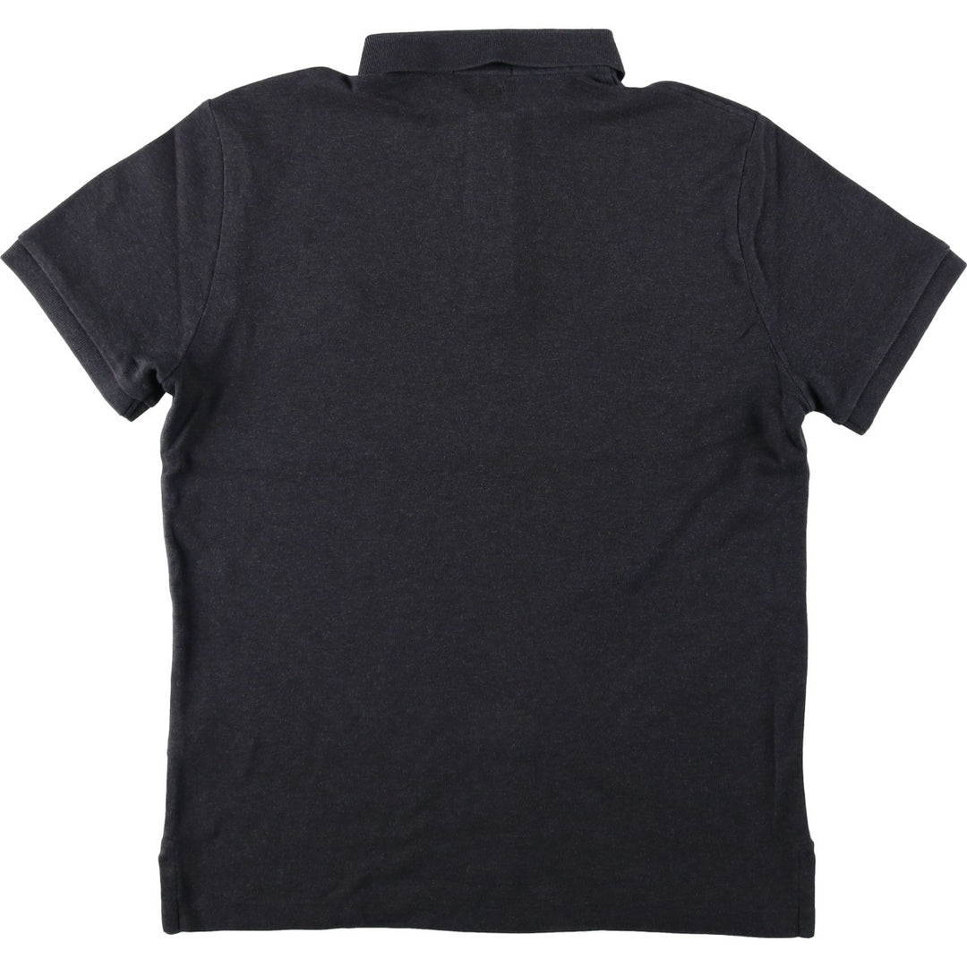 Ralph Lauren POLO RALPH LAUREN CUSTOM SLIM FIT short sleeve polo shirt men's size M cotton gray type Vintage Second Hand
