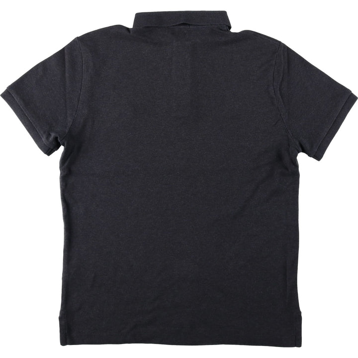 Ralph Lauren POLO RALPH LAUREN CUSTOM SLIM FIT short sleeve polo shirt men's size M cotton gray type Vintage Second Hand