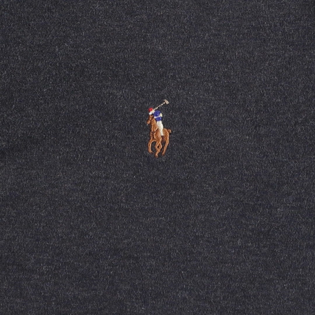 Ralph Lauren POLO RALPH LAUREN CUSTOM SLIM FIT short sleeve polo shirt men's size M cotton gray type Vintage Second Hand