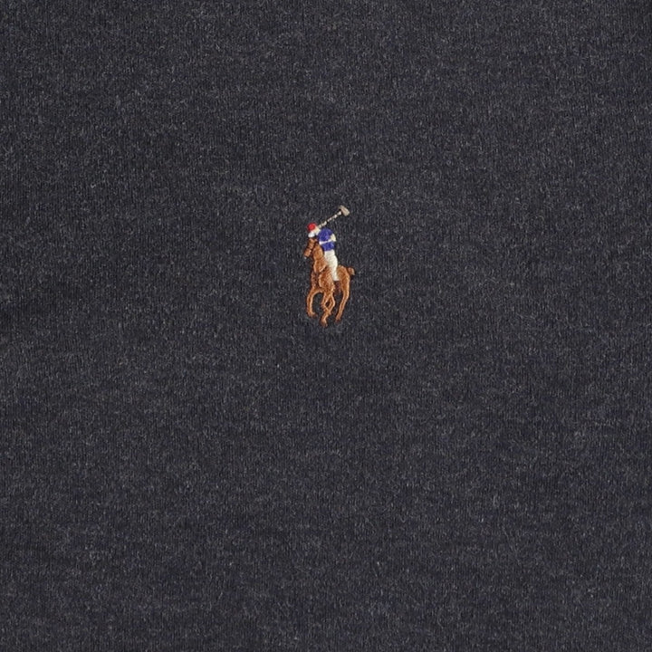Ralph Lauren POLO RALPH LAUREN CUSTOM SLIM FIT short sleeve polo shirt men's size M cotton gray type Vintage Second Hand