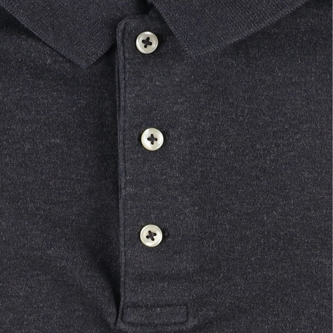 Ralph Lauren POLO RALPH LAUREN CUSTOM SLIM FIT short sleeve polo shirt men's size M cotton gray type Vintage Second Hand