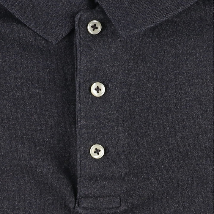 Ralph Lauren POLO RALPH LAUREN CUSTOM SLIM FIT short sleeve polo shirt men's size M cotton gray type Vintage Second Hand