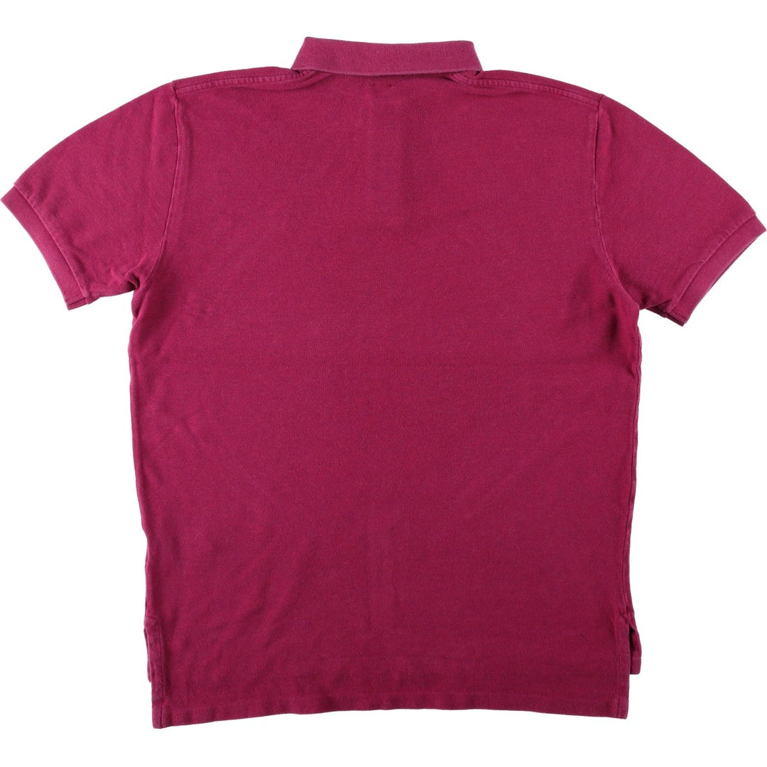 Ralph Lauren POLO RALPH LAUREN CLASSIC FIT short sleeve polo shirt for men size L cotton pink type Vintage Second Hand