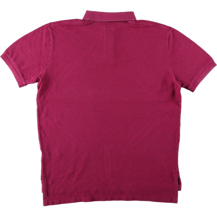 Ralph Lauren POLO RALPH LAUREN CLASSIC FIT short sleeve polo shirt for men size L cotton pink type Vintage Second Hand