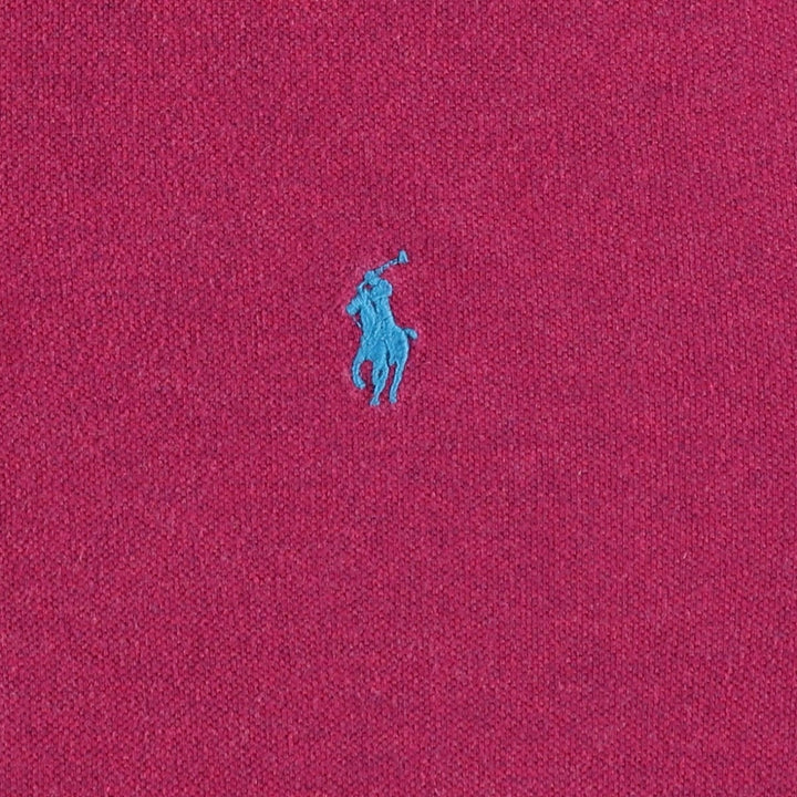 Ralph Lauren POLO RALPH LAUREN CLASSIC FIT short sleeve polo shirt for men size L cotton pink type Vintage Second Hand