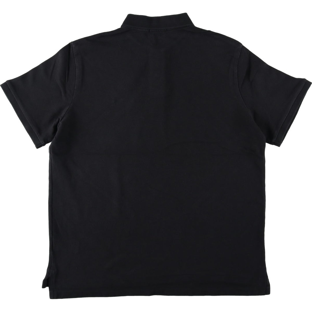 Ralph Lauren POLO RALPH LAUREN CLASSIC FIT short sleeve polo shirt for men size L cotton black type Vintage Second Hand