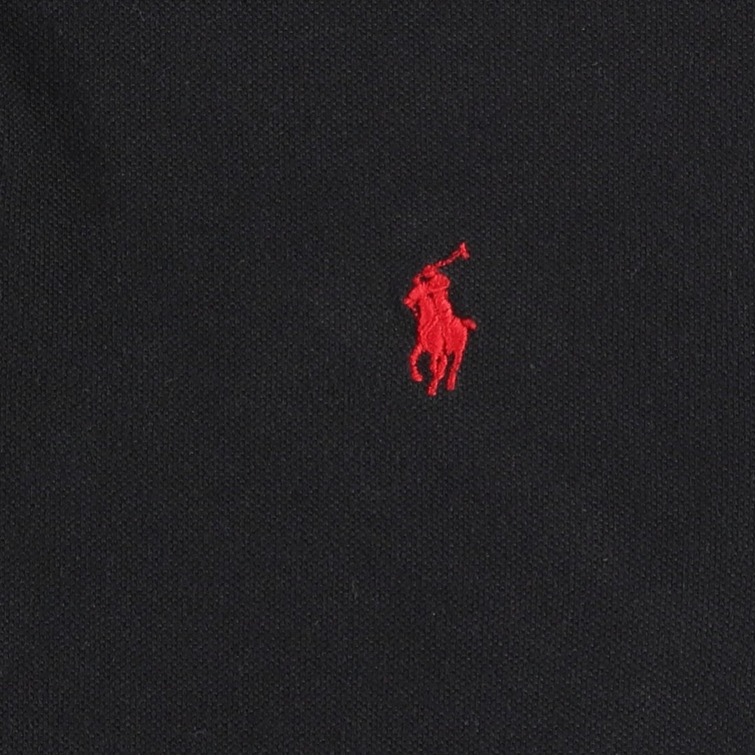 Ralph Lauren POLO RALPH LAUREN CLASSIC FIT short sleeve polo shirt for men size L cotton black type Vintage Second Hand