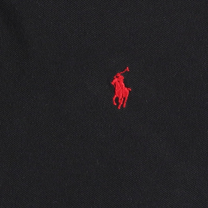 Ralph Lauren POLO RALPH LAUREN CLASSIC FIT short sleeve polo shirt for men size L cotton black type Vintage Second Hand
