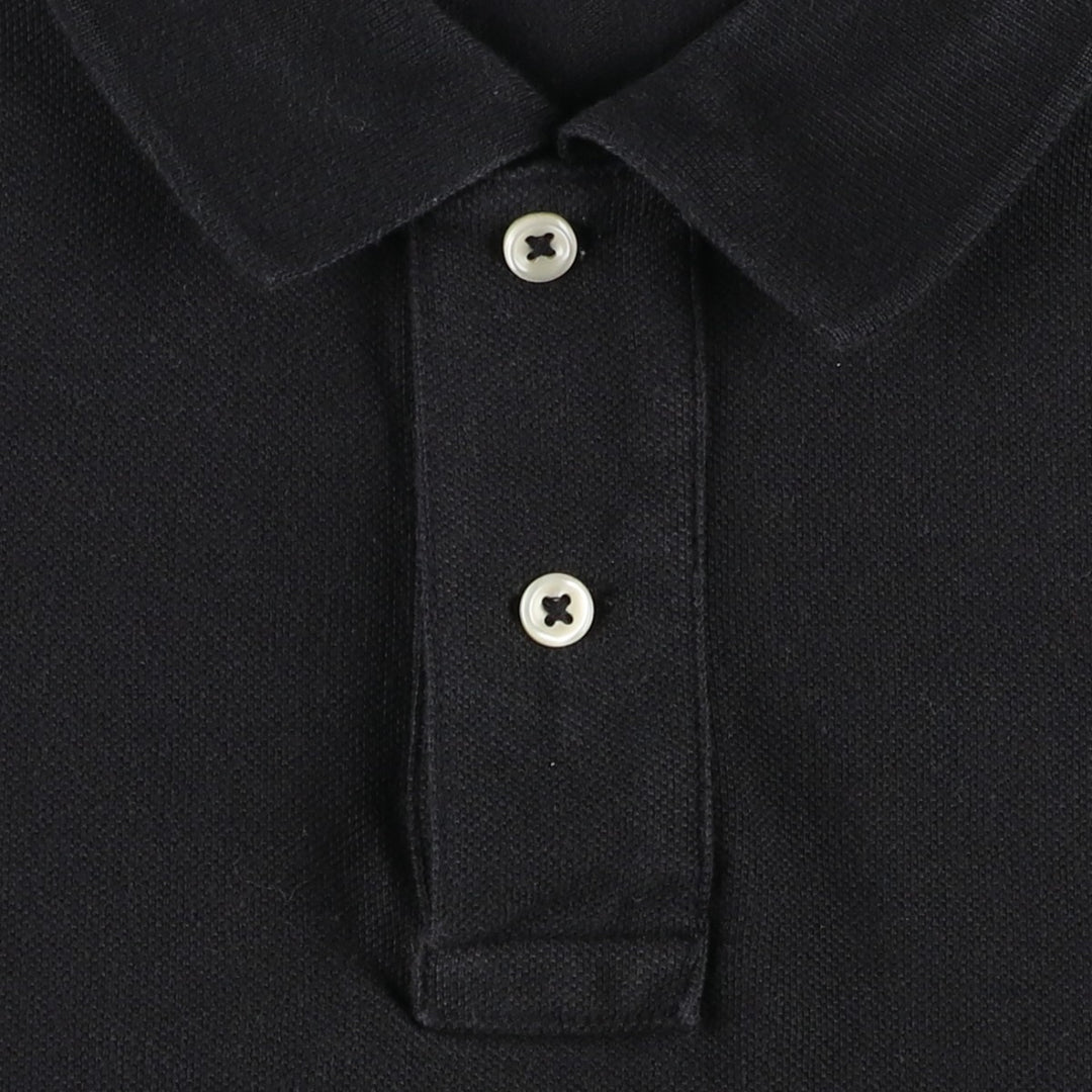 Ralph Lauren POLO RALPH LAUREN CLASSIC FIT short sleeve polo shirt for men size L cotton black type Vintage Second Hand