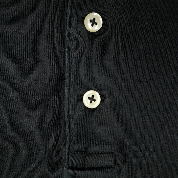 Ralph Lauren POLO RALPH LAUREN CLASSIC FIT short sleeve polo shirt for men size L unclear black type Vintage Second Hand
