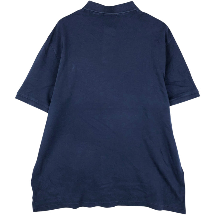 Ralph Lauren POLO RALPH LAUREN short sleeve polo shirt men's XL equivalent cotton navy blue type Vintage Second Hand