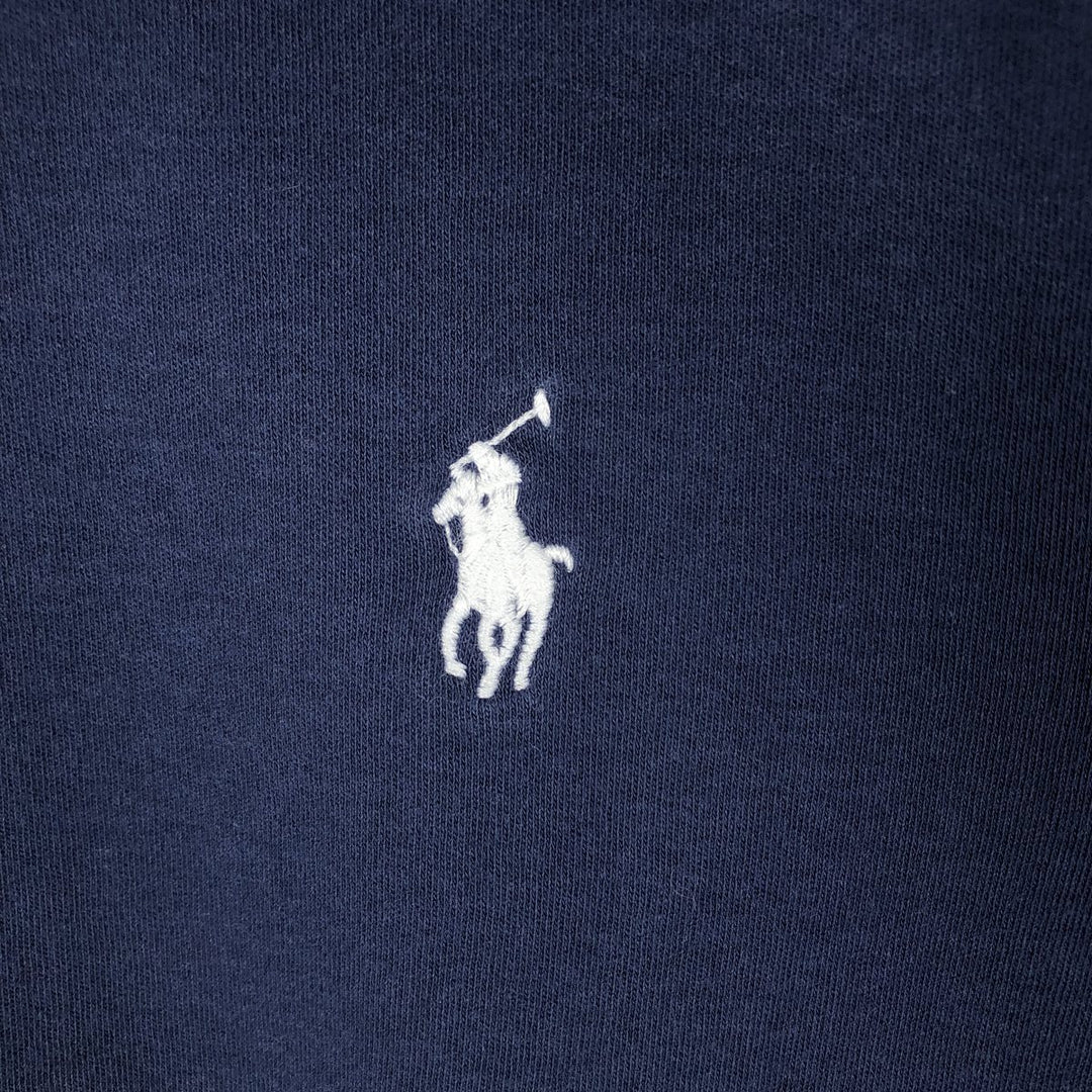 Ralph Lauren POLO RALPH LAUREN short sleeve polo shirt men's XL equivalent cotton navy blue type Vintage Second Hand
