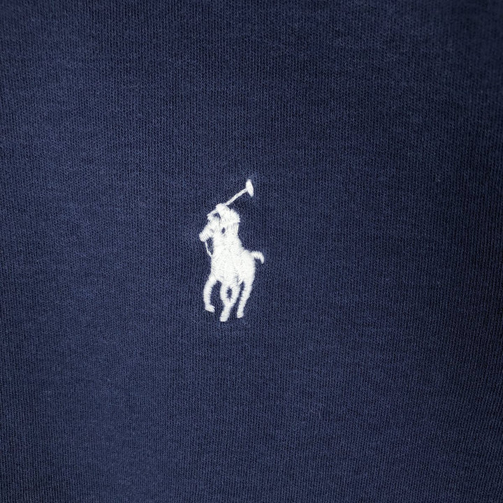 Ralph Lauren POLO RALPH LAUREN short sleeve polo shirt men's XL equivalent cotton navy blue type Vintage Second Hand