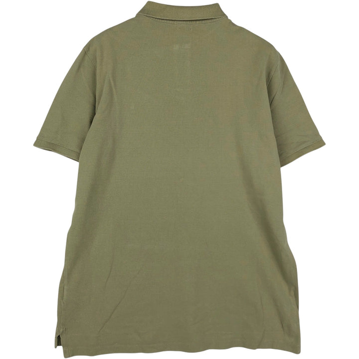 Ralph Lauren POLO RALPH LAUREN CLASSIC FIT short sleeve polo shirt for men size L cotton Khaki type sage green Vintage Second Hand