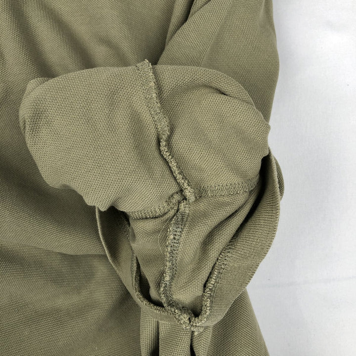Ralph Lauren POLO RALPH LAUREN CLASSIC FIT short sleeve polo shirt for men size L cotton Khaki type sage green Vintage Second Hand