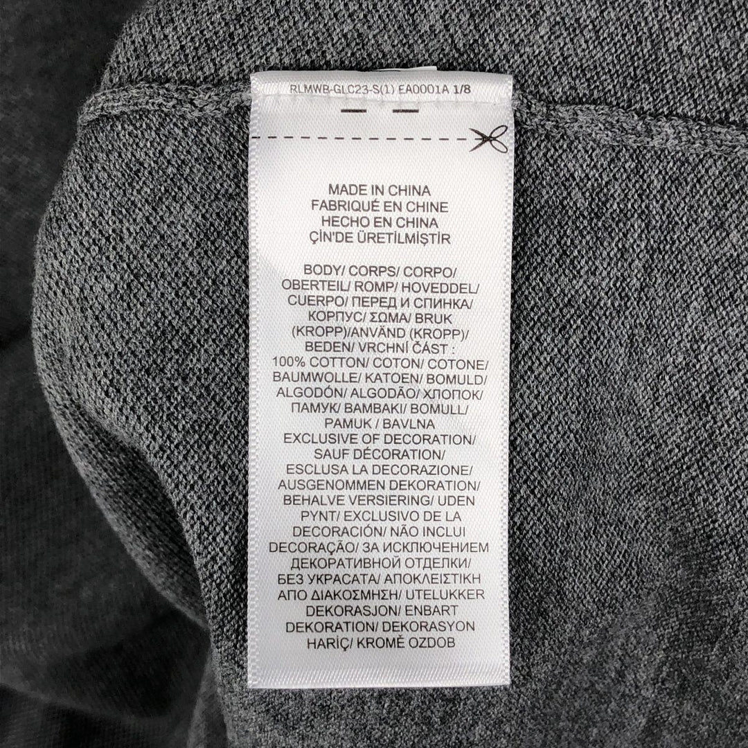 Ralph Lauren POLO RALPH LAUREN short sleeve polo shirt men's XL equivalent cotton gray type Vintage Second Hand